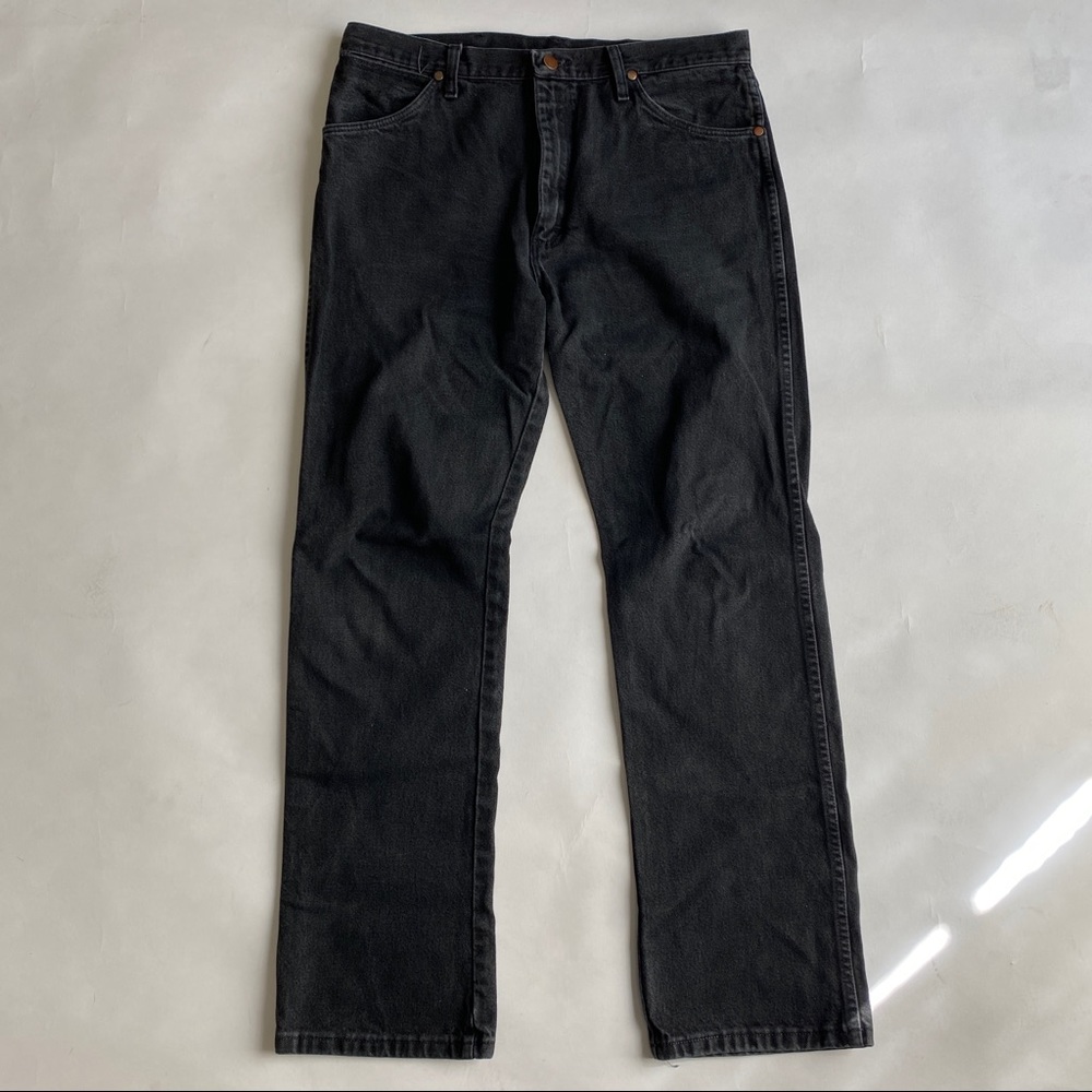 Vintage Wranglers in washed black